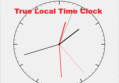 True Local Time Clock